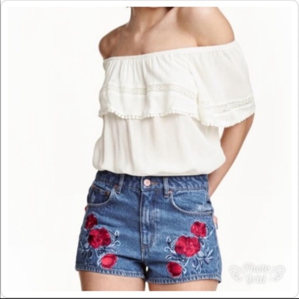 H&M + Coachella Collection Jean Shorts